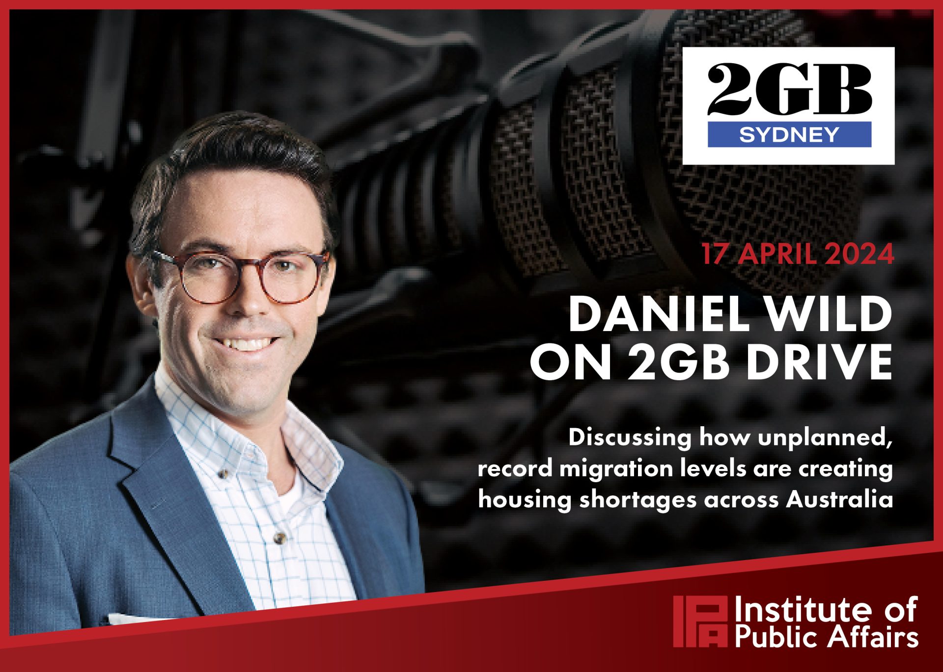 Daniel Wild On 2GB Drive Discussing IPA Migration Analysis 17 April 2024