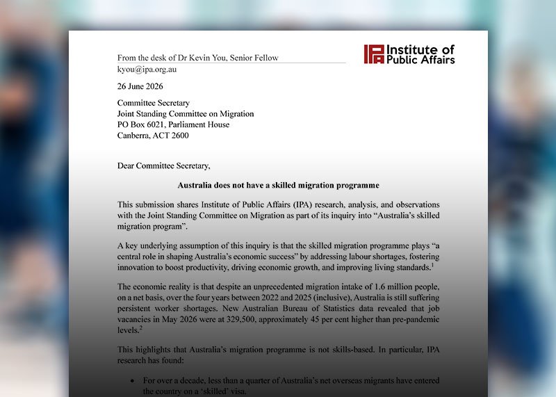 Submission to the inquiry into Australia's skilled migration program